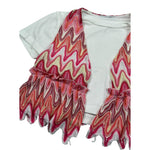 M+E' T-Shirt Girocollo tinta unita Cn Gilet Bianco per Bambina UE1749 BIANCO M+E' 