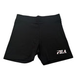 Fila Short Tinta Unita con Logo per Bambina FAT0648 NERO FILA 
