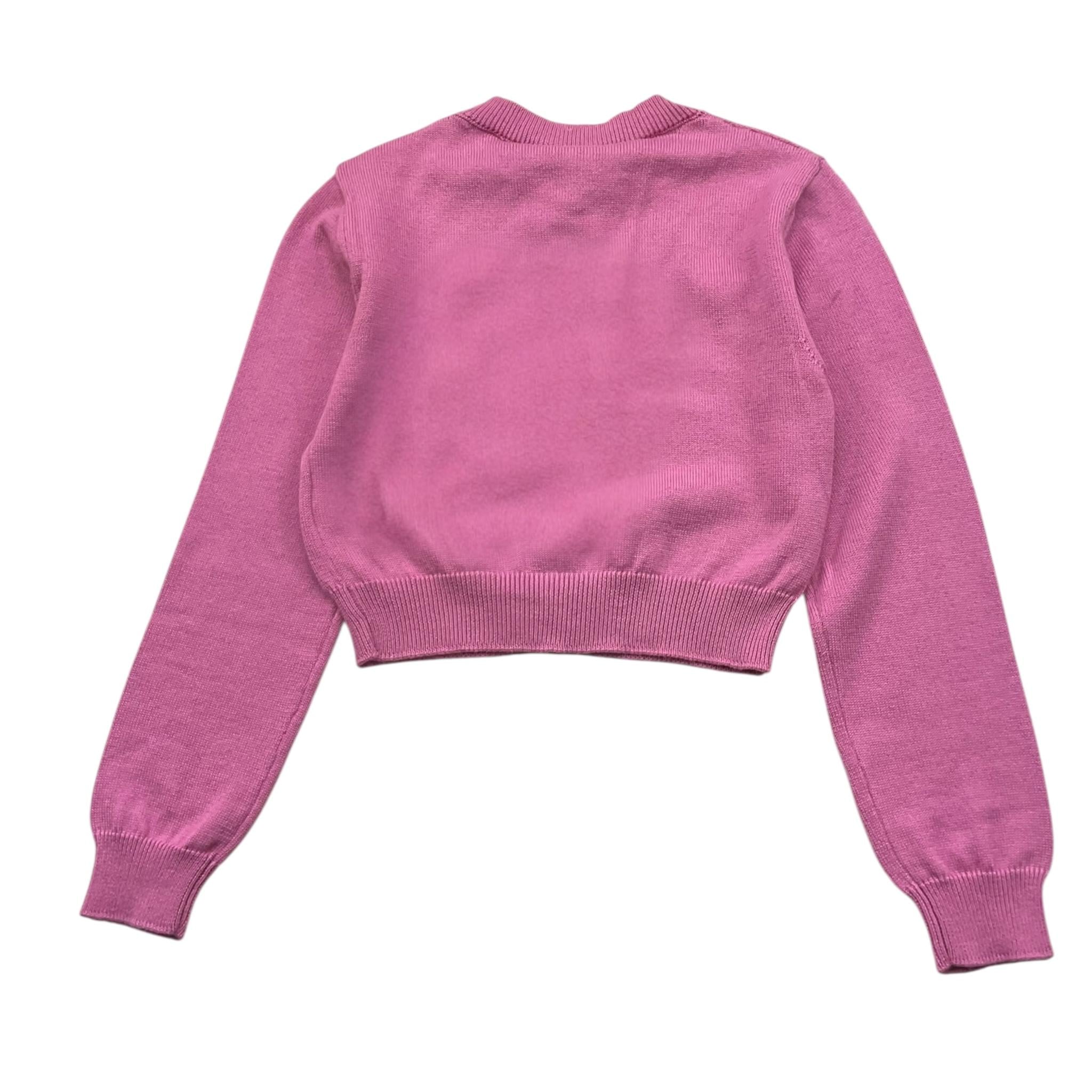 Simonetta Cardigan Tinta Unita con Bottoni per Bambina SU9A10 VIOLA SIMONETTA 