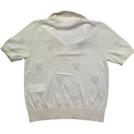 Saint Barth Polo Mezza Manica Tinta Unita con Ricami Cuori per Bambina EVONNE PANNA SAINT BARTH 