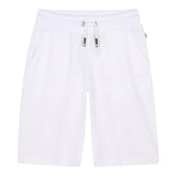 Boss Bermuda Tinta Unita con Logo per Bambino J52169B BIANCO BOSS 