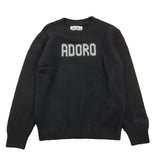 SAINT BARTH maglia girocollo tinta unita con stampa Nero per Bambina PRINCESS NERO SAINT BARTH 
