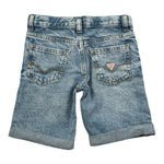 Guess Bermuda In Denim Tinta Unita con Girovita Regolabile per Bambino N5GD00D41E0XXJ AZZURRO GUESS 