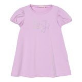 Liu Jo Abito Tinta Unita con Brillantini per Bambina KA5037XXXX LILLA LIU JO 