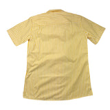 Louis Dieudonne' Camicia Tinta Unita Mezza Manica Fantasia A Righe Giallo Per Bambino