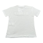 Dondup T-Shirt Girocollo Tinta Unita con Stampa per Bambina DMTS037 BIANCO DONDUP 