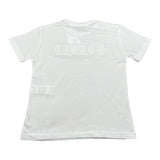 Dondup T-Shirt Girocollo Tinta Unita con Stampa per Bambina DMTS037 BIANCO DONDUP 