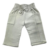 Bamboom+Babies Pantalone Tinta Unita Con Elastico In Vita Fango Per Neonato