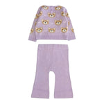 LIU JO completo 2 pezzi maglia-pantalone tinta unita Lilla per Neonata HF4052X LILLA LIU JO 