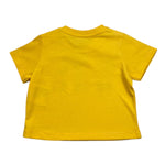 MOSCHINO t-shirt girocollo tinta unita con stampa Giallo per Neonato MWM047 GIALLO MOSCHINO 