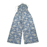 Coco' Et Mama' Tuta Inera Tinta Unita con Ricami per Bambina LYRA AZZURRO COCO' ET MAMA' 