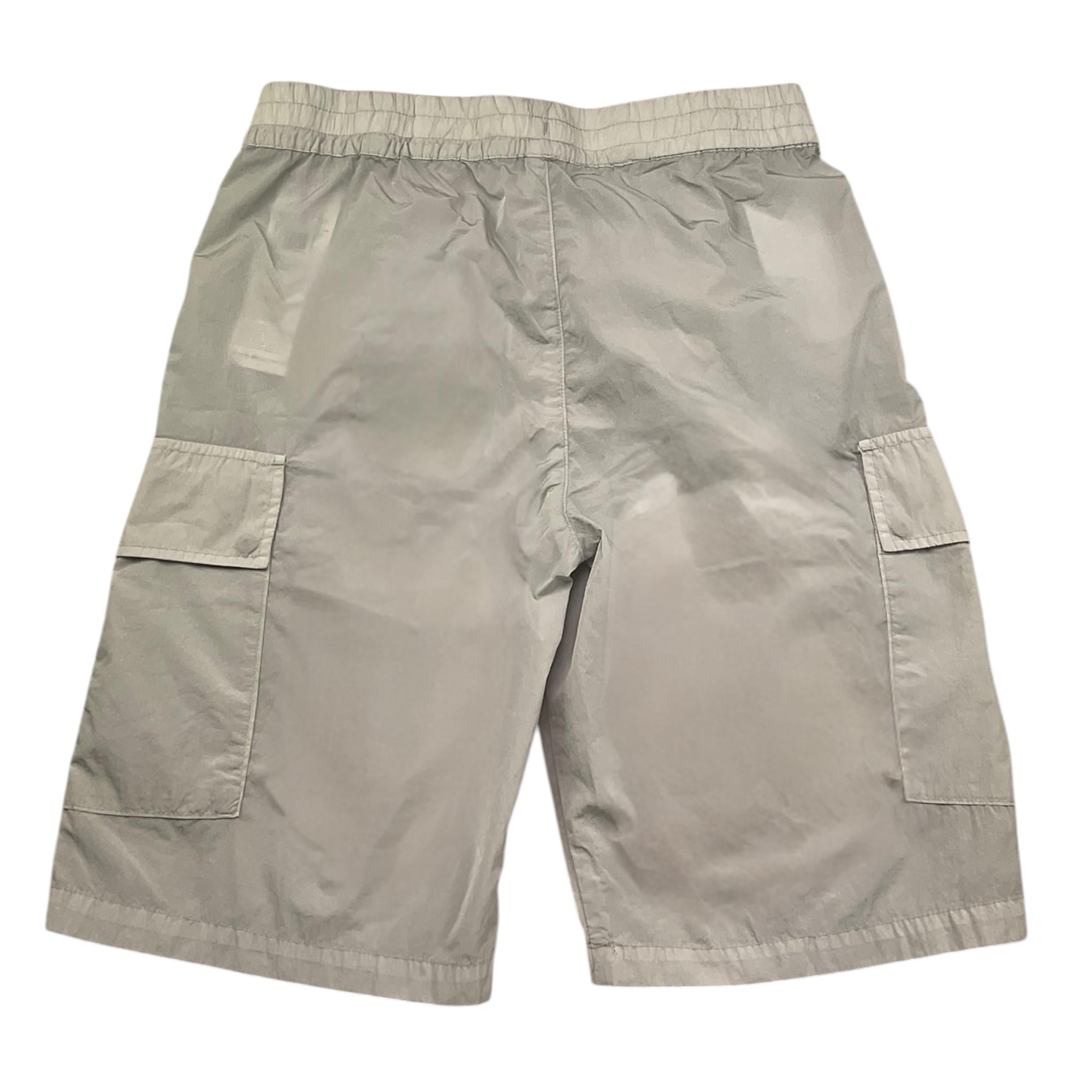 C.P. Company Bermuda Tinta Unita con Elastico In Vita per Bambino CUQ008 GRIGIO C.P. COMPANY 