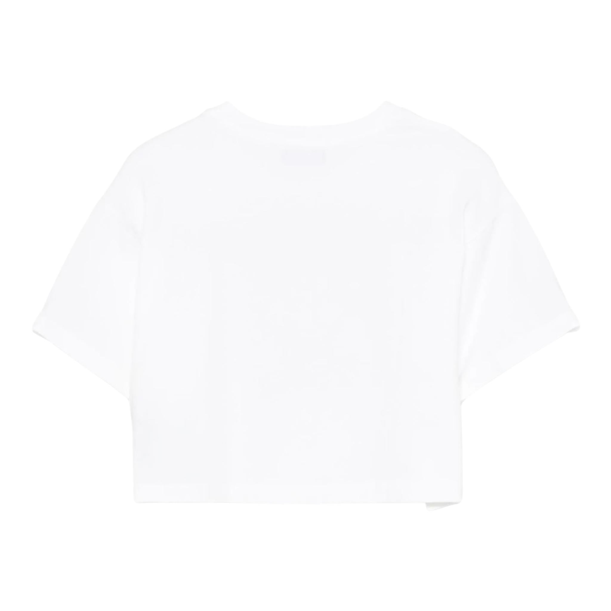Moschino T-Shirt Girocollo Tinta Unita con Stampa per Bambina HDM06O BIANCO MOSCHINO 