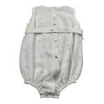 Cua-Cuak Pagliaccetto Giromanica Bicolore Bianco per Neonata 48122 BIANCO CUA-CUAK 