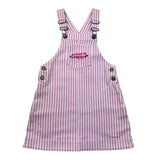 Saint Barth Salopette Fantasia A Irghe per Bambina TECLA BIANCO/ROSA SAINT BARTH 