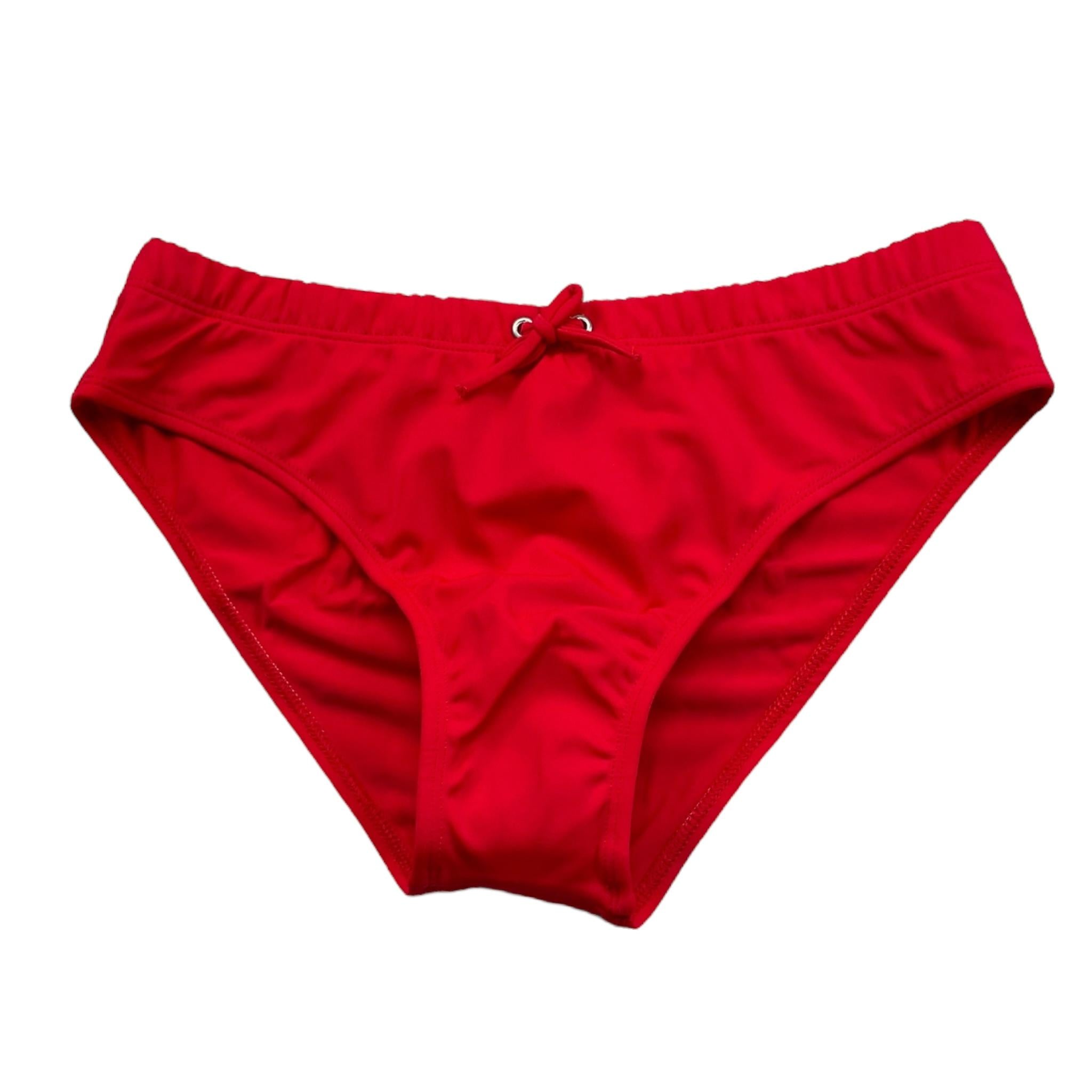 Diesel Costume Mutanda Tinta Unita con Stampa per Bambino 00J49H ROSSO DIESEL 