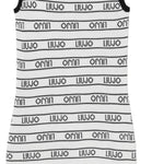 Liu Jo Abito Bicolore Logato per Bambina GA5077 BIANCO/NERO LIU JO 