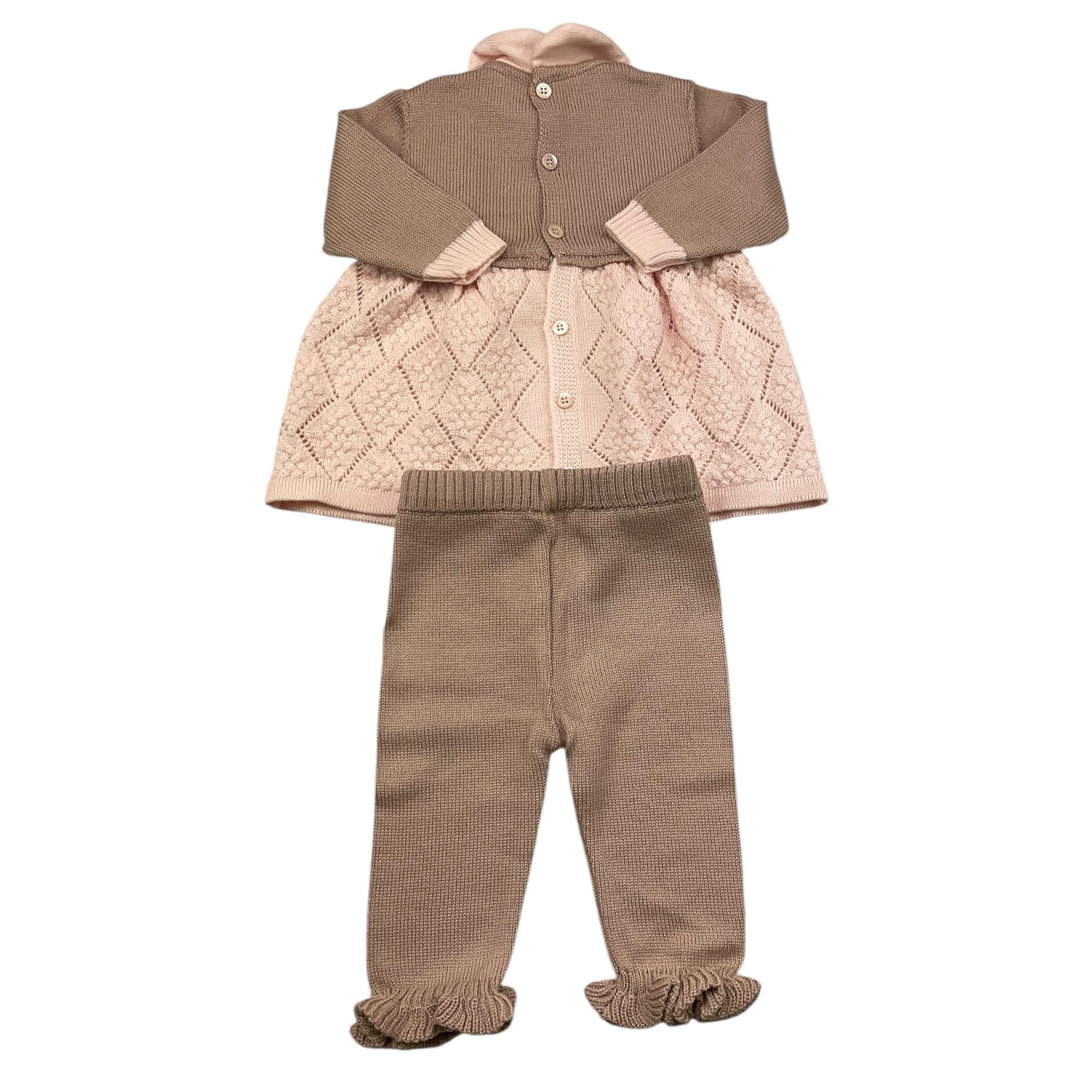 COLORI CHIARI completo 2 pezzi maglia-pantalone Beige per Neonata FF217196 BEIGE COLORI CHIARI 