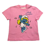 Saint Barth T-Shirt Girocollo Tinta Unita con Puffi per Neonata ELLY0010 ROSA SAINT BARTH 