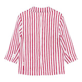 Dou Dou Giacca Tinta Unita con Fantasia A Righe per Bambina DW2P34X BIANCO DOU DOU 