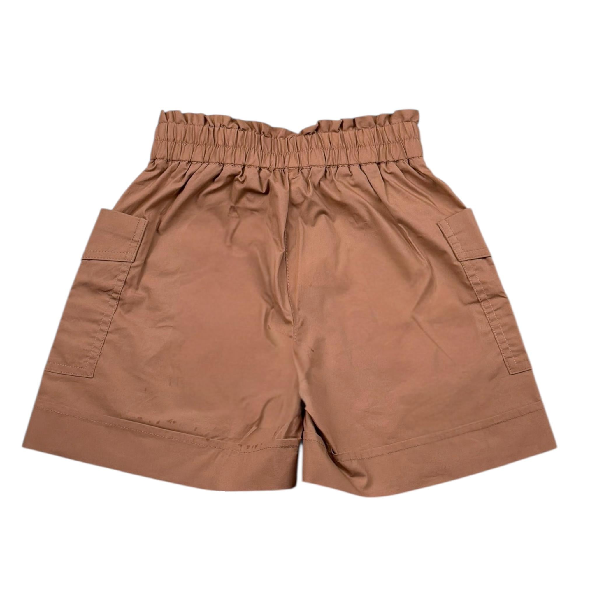 Refrigiwear Short Tinta Unita con Elastico In Vita per Bambina 311PRFJS25 BEIGE REFRIGIWEAR 