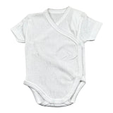 Calamaro Body Tinta Unita Mezza Manica per Neonata FJDJJD BIANCO CALAMARO 