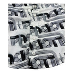 Cesare Paciotti Camicia Manica Lunga Stampa Fantasia per Neonato CMP5151BX BIANCO CESARE PACIOTTI 