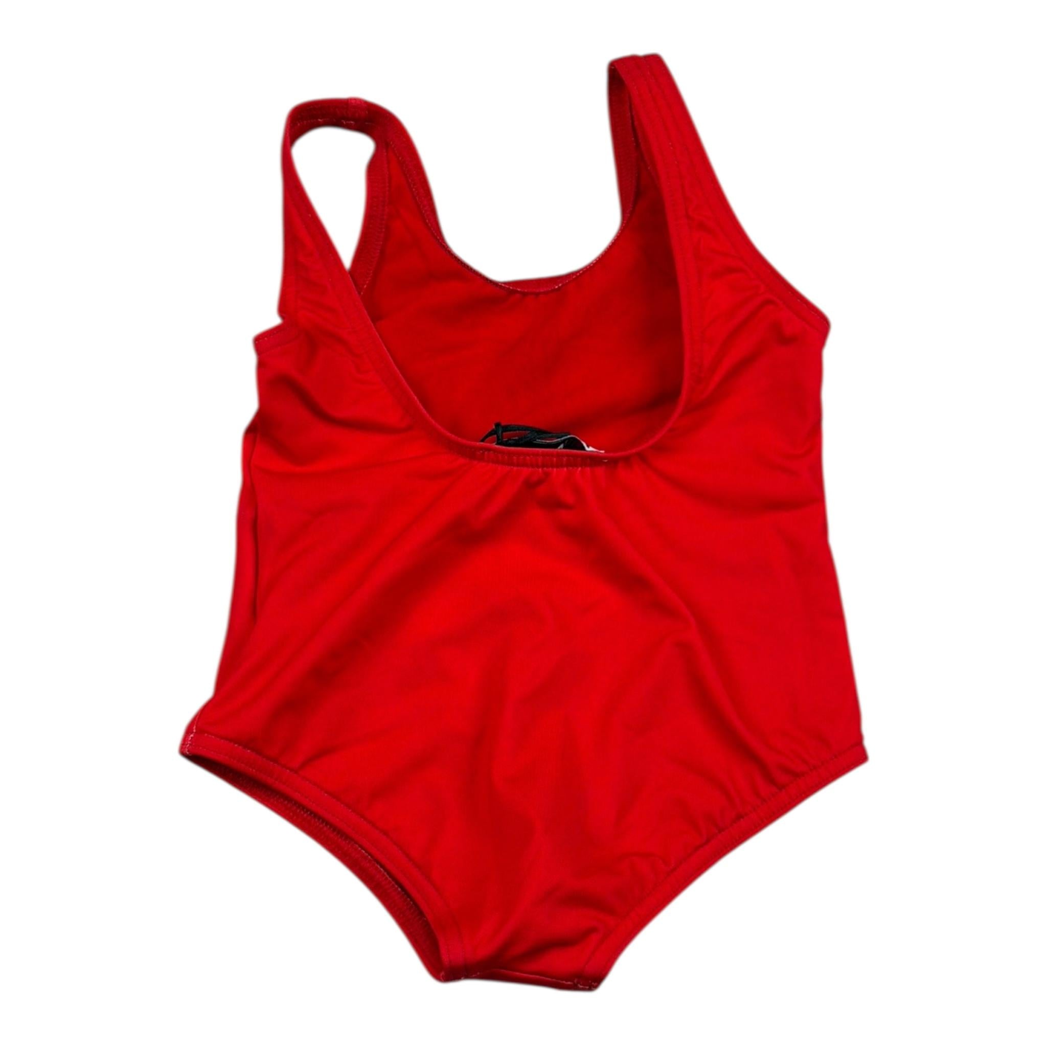 Moschino Costume Intero Tinta Unita con Stampa per Neonata M3L00A ROSSO MOSCHINO 