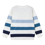 Mayoral Maglia Girocollo Tinta Unita con Fantasia A Righe per Bambino 2266 BIANCO MAYORAL 