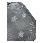 LIU JO gonna tinta unita in denim Grigio per Bambina KF4080D4119 GRIGIO LIU JO 