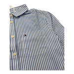Tommy Hilfiger Camicia Manica Lunga Fantasia A Righe per Bambina KG0KG07622 BIANCO/AZZURRO TOMMY HILFIGER 
