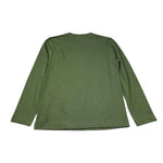 Moschino Shirt Girocollo Tinta Unita con Stampa per Bambino HWO00J VERDE MOSCHINO 