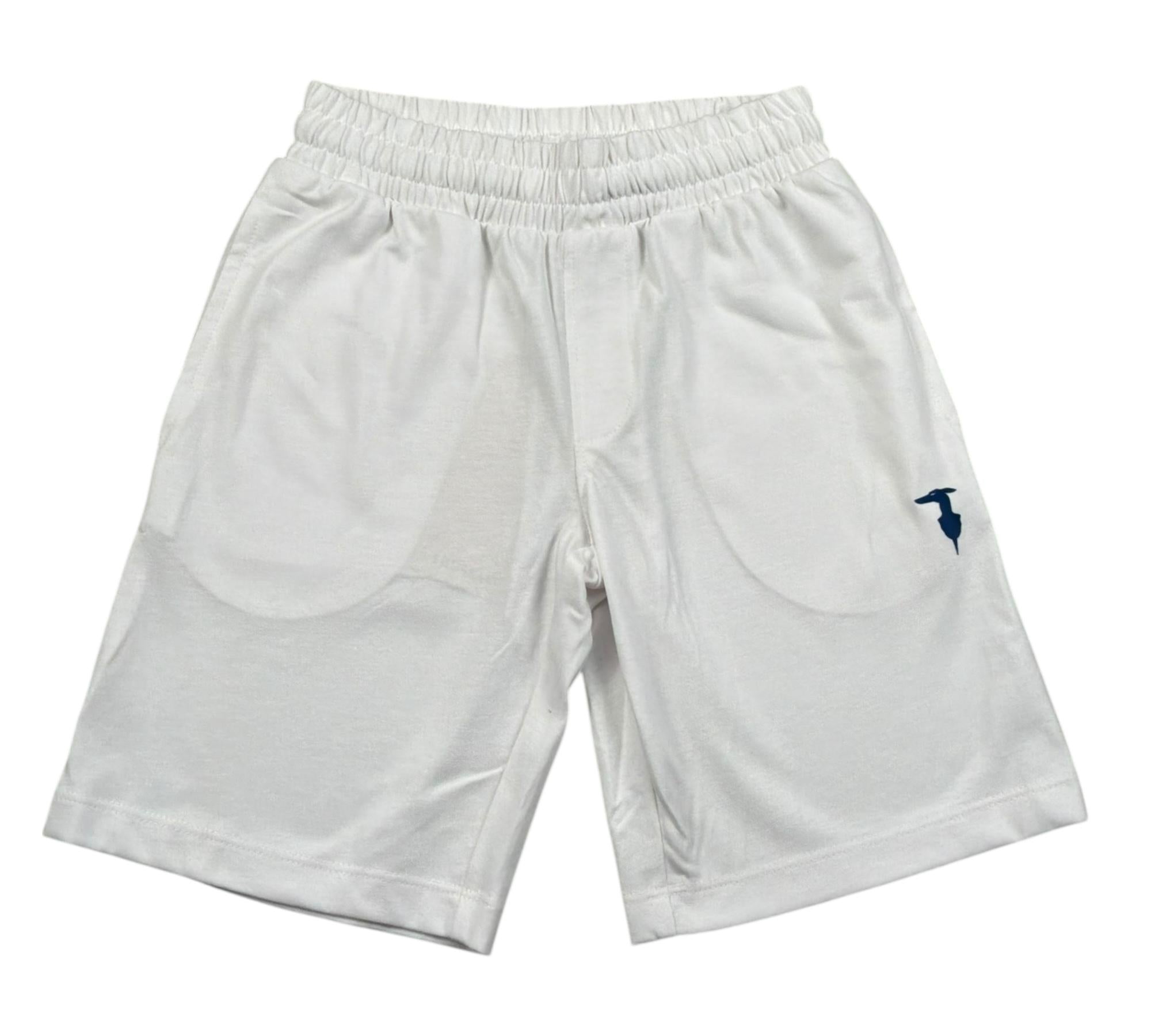 Trussardi Bermuda Tinta Unita con Elastico In Vita per Bambino TBP26008BE BIANCO TRUSSARDI 