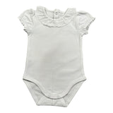 Mayoral Body Mezza Manica Tinta Unita con Colletto per Neonata 1757 BIANCO MAYORAL 