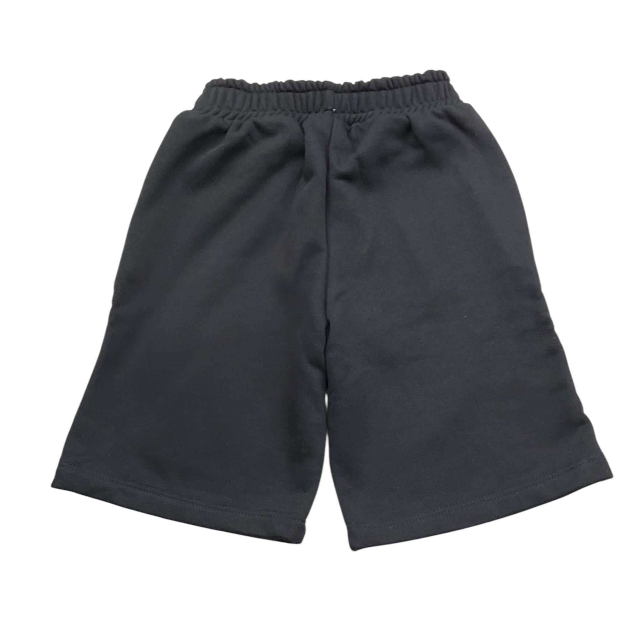 Icon Bermuda Tinta Unita con Stampa per Bambino IBSH00490 NERO ICON 