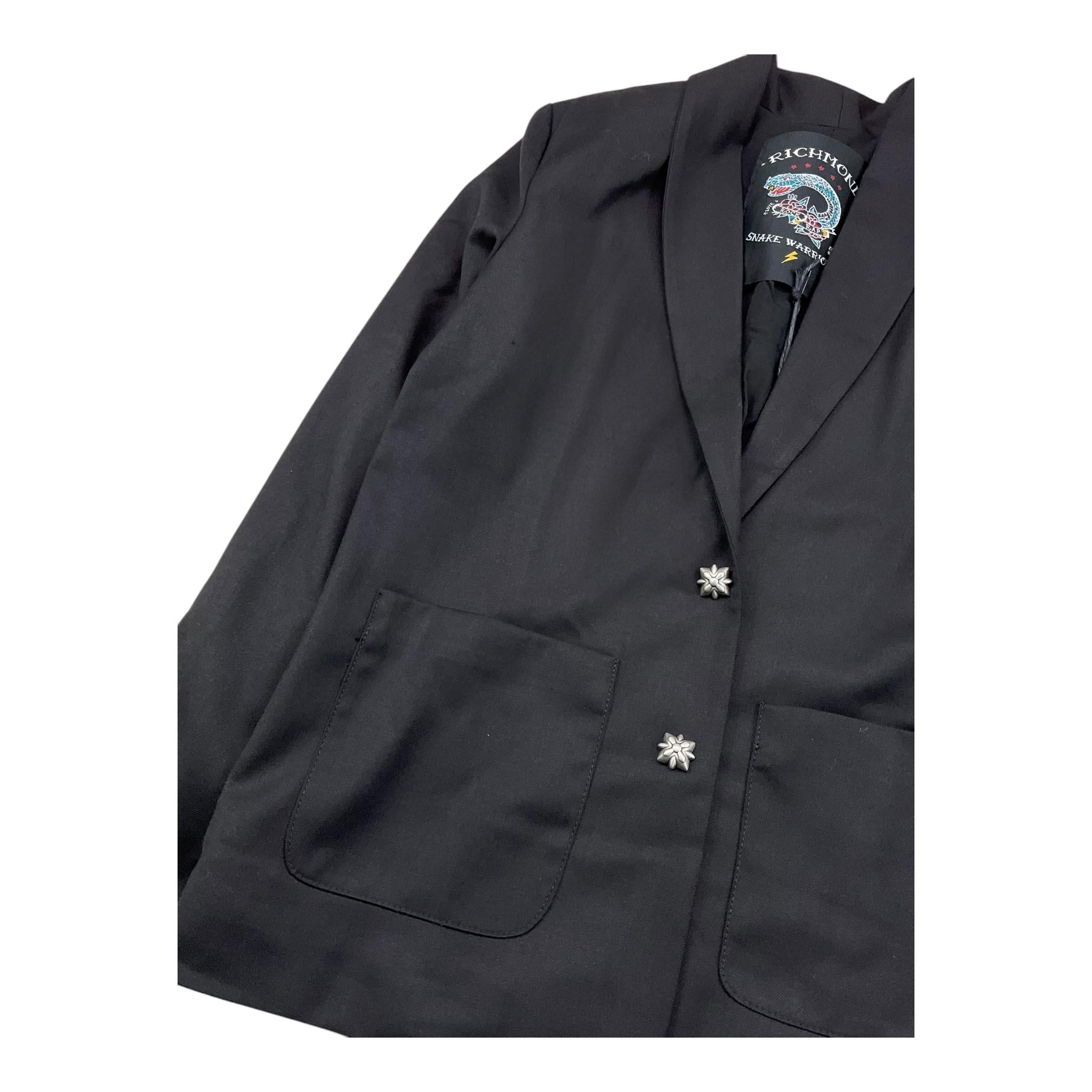 JOHN RICHMOND giacca tinta unita monopetto Nero per Bambino RGA25085GC NERO JOHN RICHMOND 