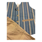 Mai'S Kids Completo 4 Pezzi Camicia-Gilet-Pantalone-Papillon per Bambino RAYAN AZZURRO MAI'S KIDS 