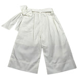 Liu Jo Pantalone Tinta Unita Modello Palazzo per Bambina KA5063X BIANCO LIU JO 