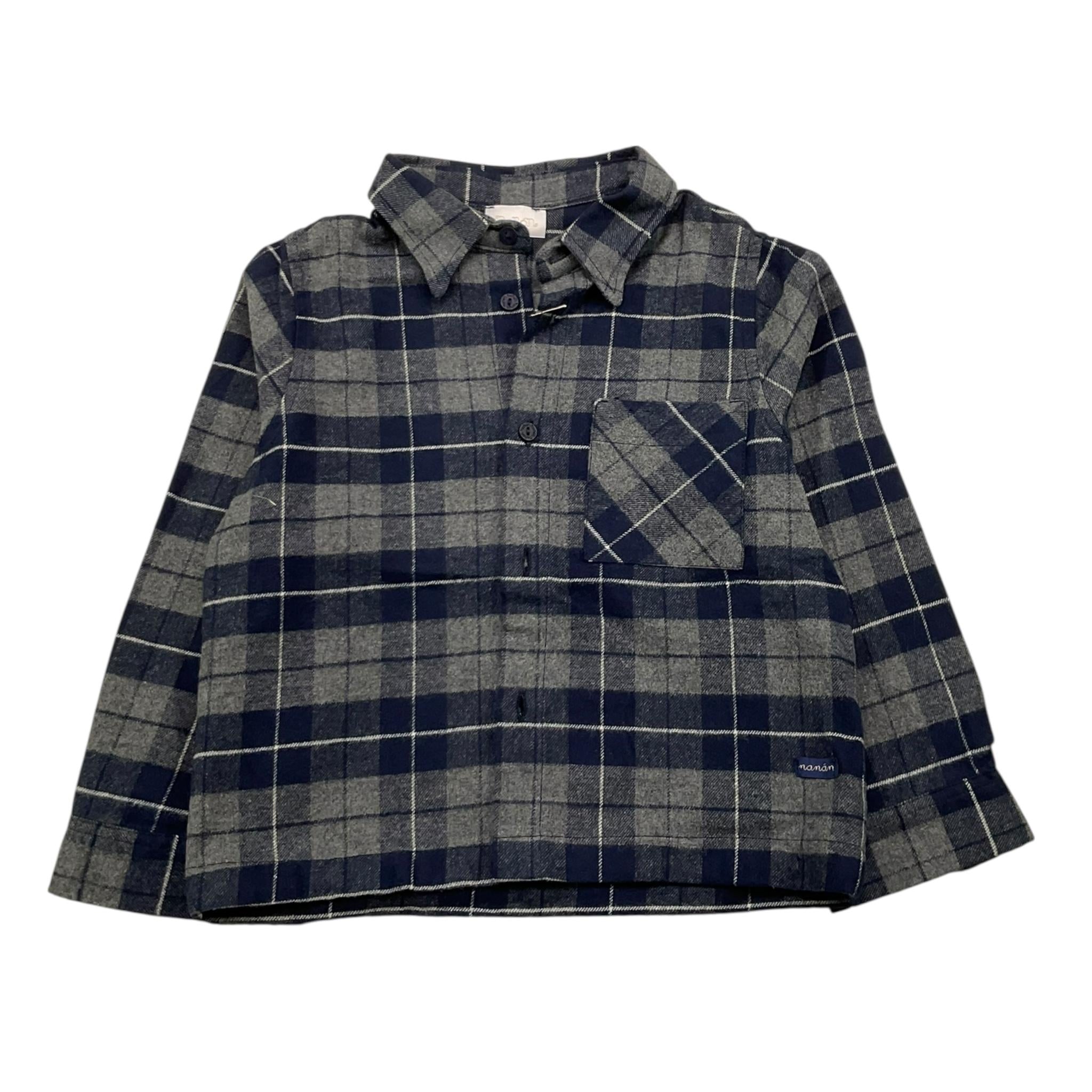 NANAN camicia manica lunga stampa fantasia Blu/grigio per Neonato I2312326BL BLU/GRIGIO NANAN 