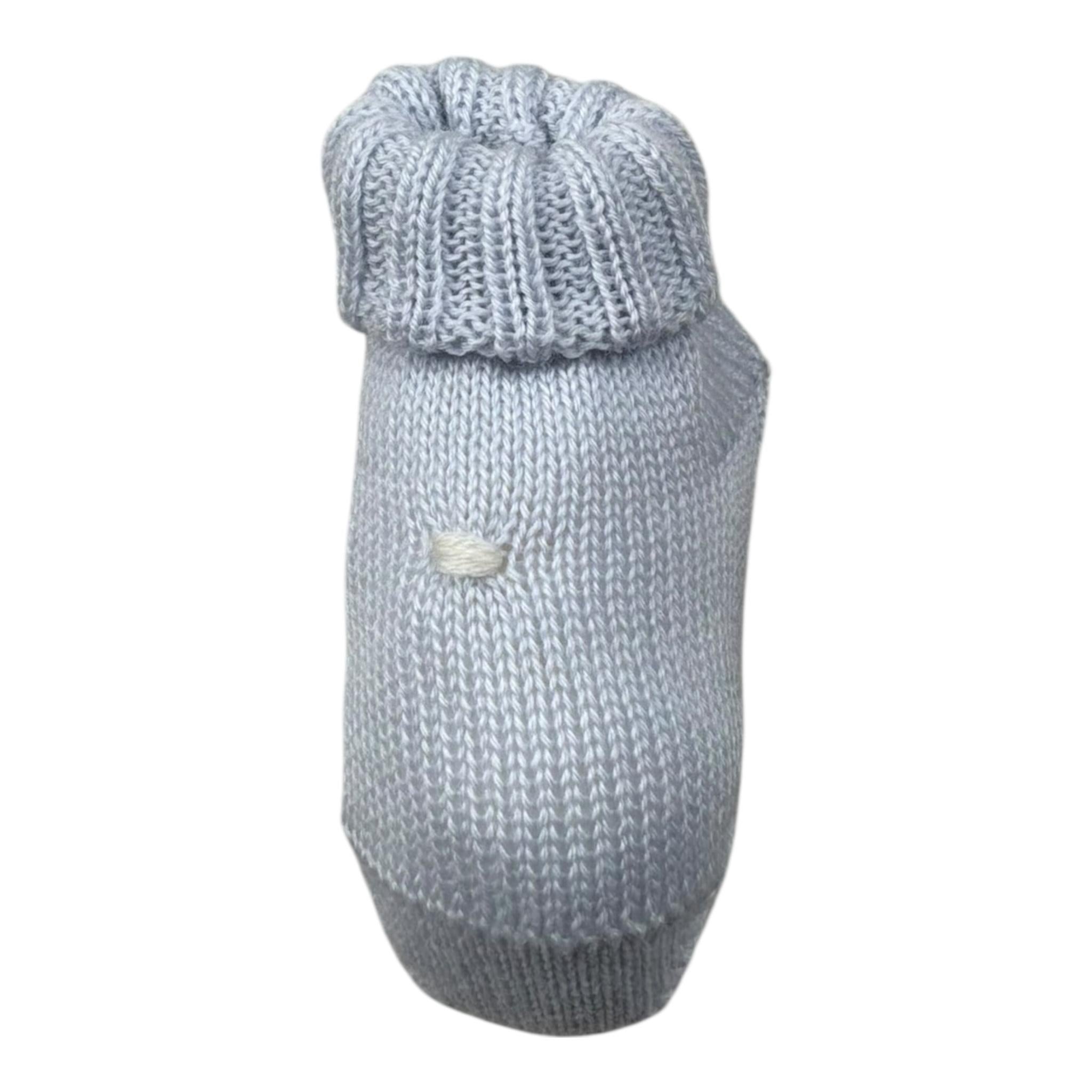 Scaldacuore Babbucce Tinta Unita per Neonato BN502 AZZURRO SCALDACUORE 