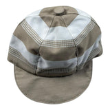 Marlu' Cappello Tinta Unita con Fantasia A Righe per Neonato ER412BK BEIGE MARLU' 