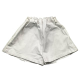 Fun & Fun Short Tinta Unita Con Girovita Regolabile Bianco Per Bambina