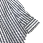 Antony Morato Camicia Tinta Unita con Fantasia A Righe per Bambino MKSL00251 BIANCO ANTONY MORATO 