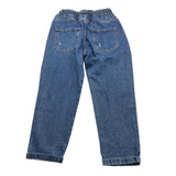 REBEL jeans tinta unita con elastico in vita Blu per Bambino 562 BLU REBEL 