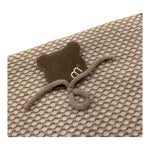 MARLU' coperta tinta unita con fantasia Beige per Neonato IF5080 BEIGE MARLU' 