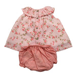 Juliana Completo 2 Pezzi Camicia-Culotte per Neonata 25106 ROSA JULIANA 