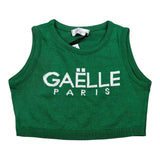 Gaelle Top Giromanica tinta unita Verde per Bambina 2746MWY00492 VERDE GAELLE 