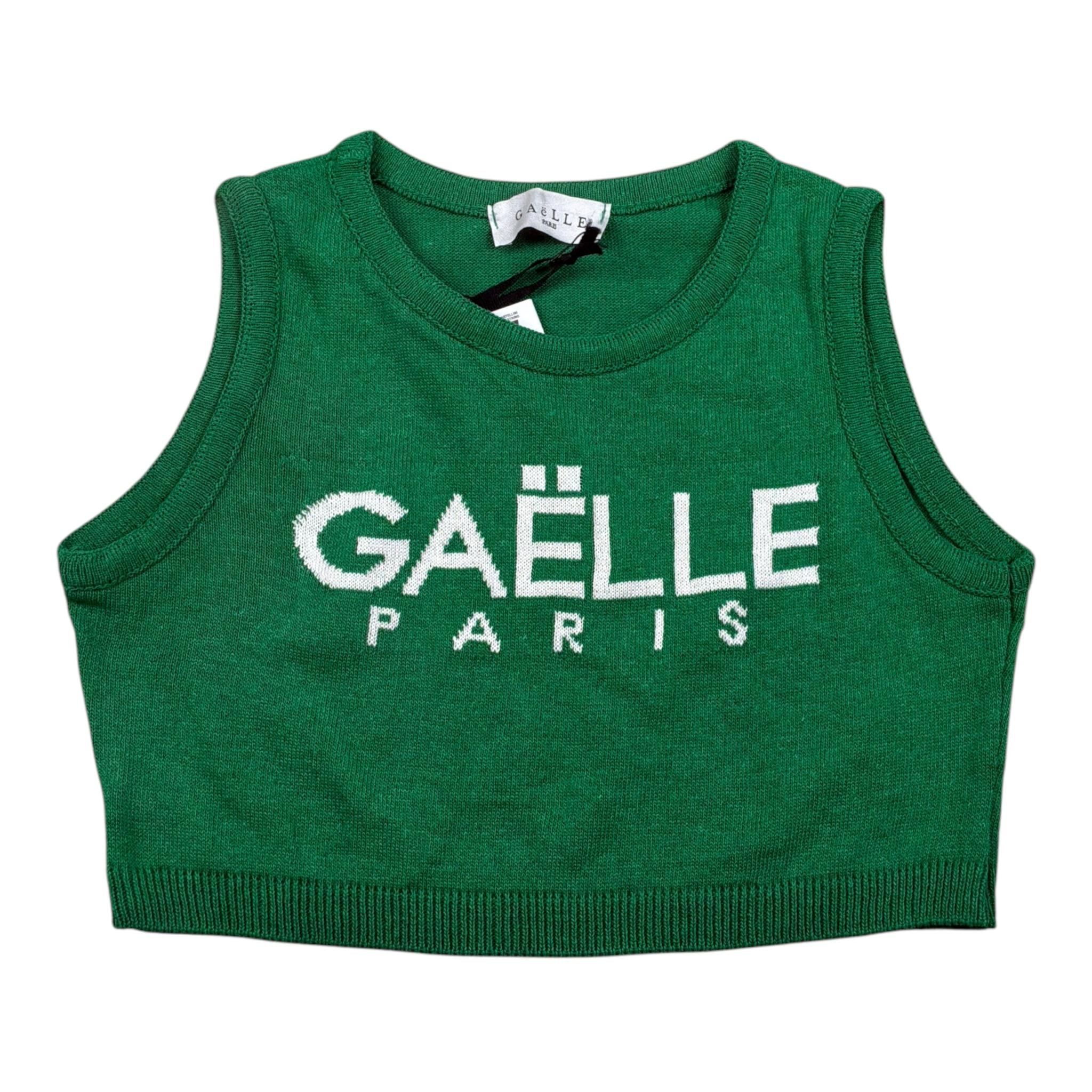 Gaelle Top Giromanica tinta unita Verde per Bambina 2746MWY00492 VERDE GAELLE 