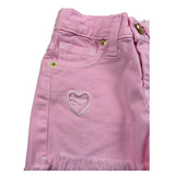 M+E' Short In Denim Tinta Unita per Neonata UE1300 ROSA M+E' 