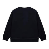 Dsquared2 Felpa Girocollo Tinta Unita con Stampa per Bambino DQ2739X NERO DSQUARED2 